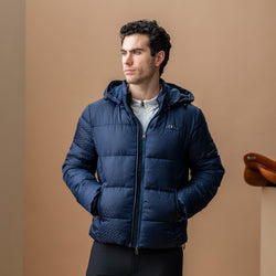 Horseware AA Mens Quilo Monogram Puffer Coat Thinsulate Warm Winter Jacket Black