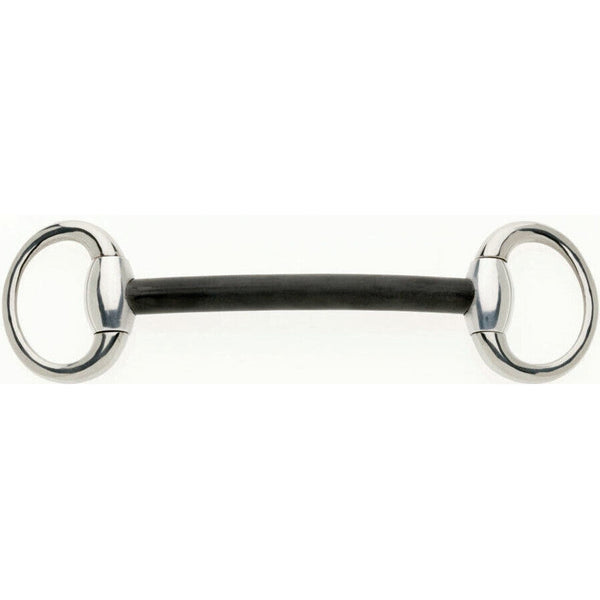 Lorina Nylon Straight Bar Mullen Mouth Eggbutt Snaffle Horse Bit 4.5' - 5.5'