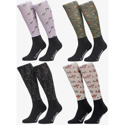 LeMieux Footsie Thin Close Contact Technical Cotton Riding Socks Slimline 2025