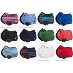 LeMieux Loire Classic Close Contact Square Satin Soft Bamboo CC Jump Saddlepad