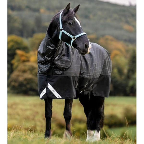 Horseware Amigo 1200D FieldSafe Reflectech Plus Turnout Rug and Hood 0g 5'6'-7'3'