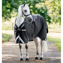 Horseware Rambo 1680D Turnout Rug 50g Tough Lightweight Black Navy 5'6'-7'3'