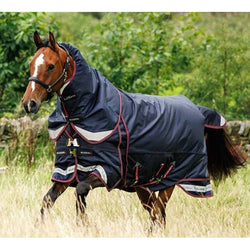 LeMieux Kudos Thermo Layer Turnout Rug 300g + Hood Heavyweight 1680d 5'6'-7'3'