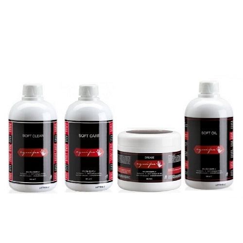 Selleria Equipe Soft Clean Grease Oil Care or Full Set Leather Tack Cleaning Kit