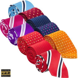 Supreme Products Show Tie Childrens Kids All Colours Spot/Stripe/Diamond