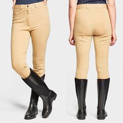 Whitaker Pateley Ladies Cotton Comfortable Stretchy Jodhpurs Beige/Navy/Black