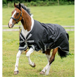 Horseware Amigo 1200d Turnout Rug V-Front Lightweight 0g Black Navy 5'6'-7'3'