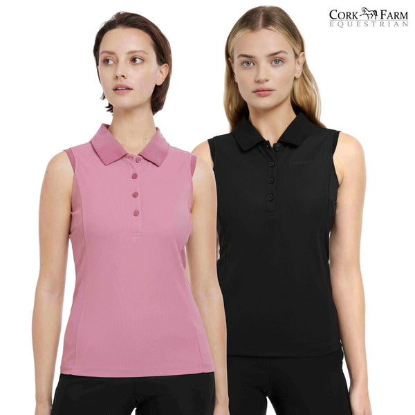 LeMieux Marissa Sleeveless Polo Shirt Lightweight Mesh Stretch Riding Top SS25