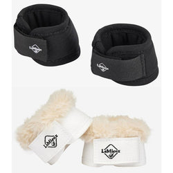 LeMieux Toy Pony Over Reach Boots OverReach Little Kids Play Set Black/White