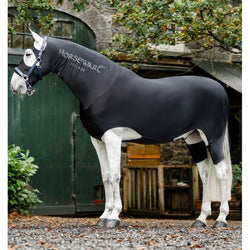 Horseware Rambo Slinky Full Body Suit Wrap AntiRub Second Skin Lycra Black XS-XL
