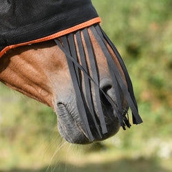 Equilibrium Field Relief Detachable Muzzle Fringe Tassel Fly and Insect Black/Grey