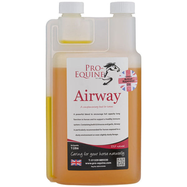 Pro-Equine Airway Respiratory Liquid Irritated Airways Immune Support Supplement