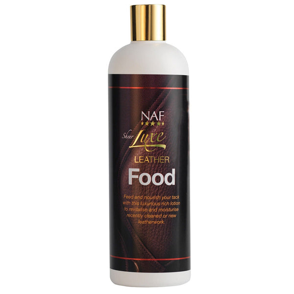 NAF Sheer Luxe Leather Food Feed and Nourish Revitalise Soften Old New Tack 500ml