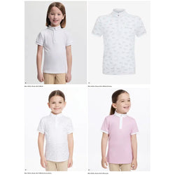 LeMieux Mini Bella Show Shirt Comfy Kids Competition Pony Top Summer 26 Age 3-10