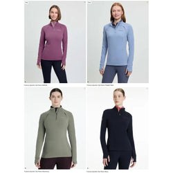 LeMieux Frances Quarter Zip Fleece Ladies Lightweight Jumper Polar Layer UK6-18