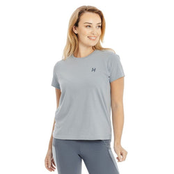 Horseware Active T-Shirt Soft Stretchy Ladies Breathable Wicking Top Mint/Blue