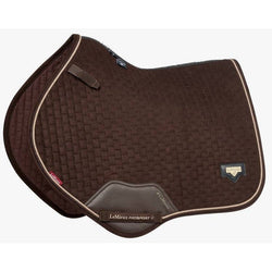 LeMieux Puissance Suede Close Contact Square CC Bamboo Wicking Quilted Saddlepad Black S/M SALE