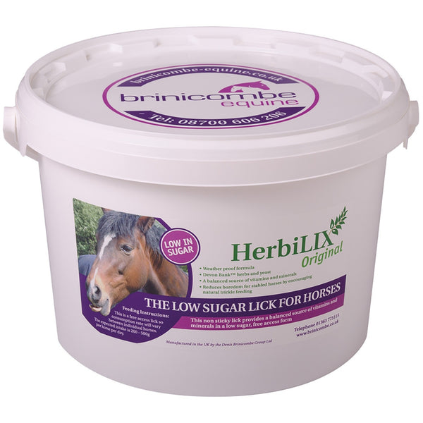 Brinicombe Herbilix Original Paddock Lick Free Choice Vitamin Mineral Supplement