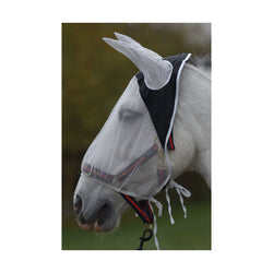 Hy Equestrian Fly Eye and Ear Shield Fly Mask With Tie Fastenings One Size