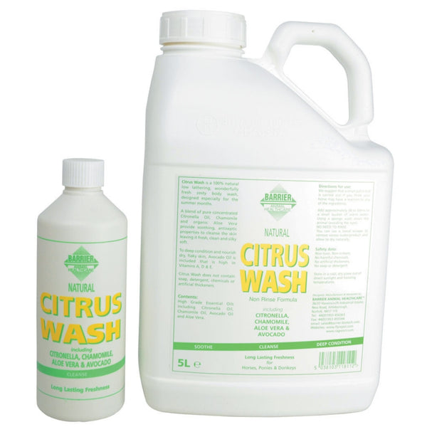 Barrier Citrus Wash Natural No Rinse Antiseptic Body Skin Calming Cleansing