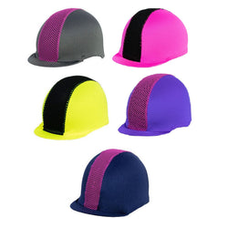 Hy Equestrian Mesh Hat Cover With Breathable Mesh For Central Vents All Colours