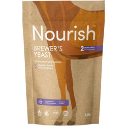 Nourish Brewer's Yeast Natural Prebiotic Immunity Digestion Gut Supplement 1.4kg