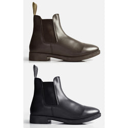 Brogini Boxwell Jodhpur Boots Easy Care Synthetic VeganLeather Brown/Black 3.5-8