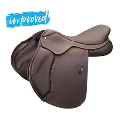 Wintec 500 Close Contact Adjustable Jump Saddle HART Black/Brown 16.5-17.5' NEW