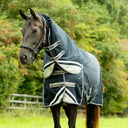 Hy Equestrian DefenceX Shield 200g Med Turnout Rug with Detachable Neck 5'0-7'3'