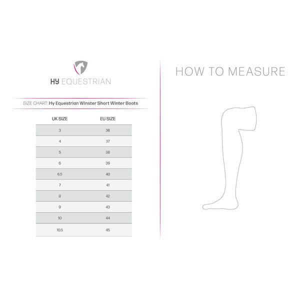 Hy Equestrian Winster Short Winter Boots Warm Yard Boots Muck Boots Black 36-41