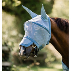 Horseware Rambo FlyMask Bug Insect Midge Nose Ear UV Eye Shield Mesh Fly Mask