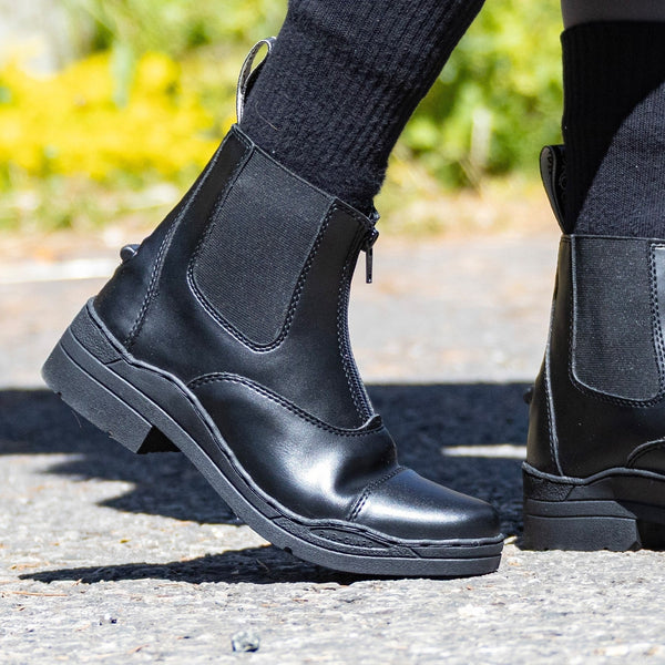 Brogini Mirfield Adult Paddock Yard Jodhpur Boot With Anatomic FL3 Flexible Sole