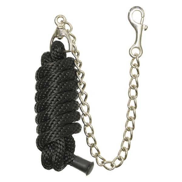 Imperial Riding Stallion Chain Classic Leadrope With Snap Hook Black/Bordeaux