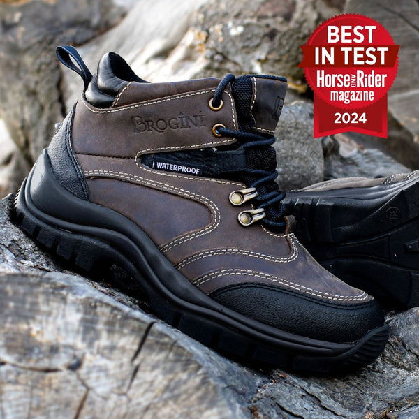 Brogini Montiere Heavy Duty Waterproof Yard Boots Non-Slip Shock Absorbing Sole