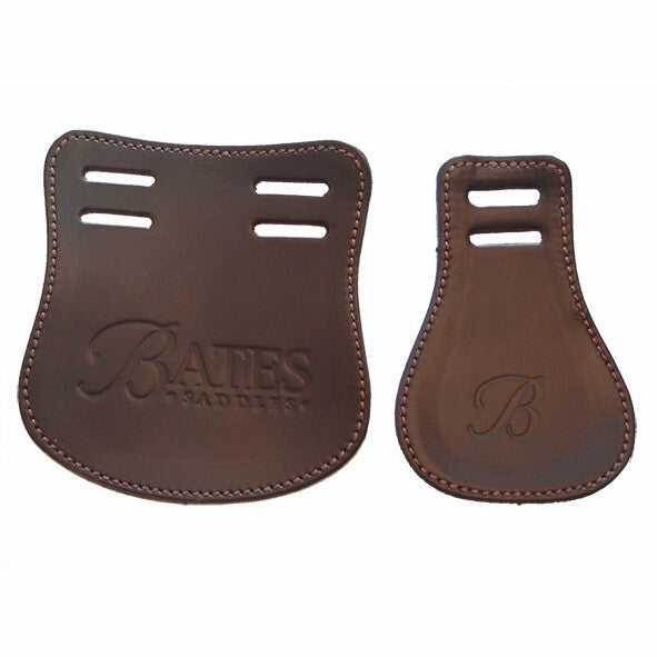 Bates Replacement All Purpose Leather Girth Point Buckle Guards Single Side Pair