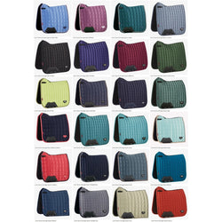 LeMieux Loire Classic Dressage Square Bamboo Lined Soft Contour Satin Saddlepad