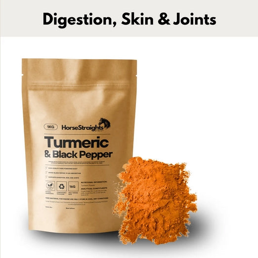 Horse Straights Direct Turmeric With BlackPepper Digestion Skin Joint Supplement