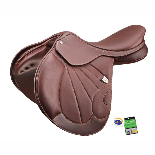 Bates Victrix Close Contact Adjustable Show Jumping Saddle CAIR Black/Brown/Mix