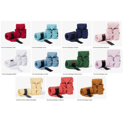 LeMieux Toy Pony Bandages Set of 4 Fleece Little Kids Play Accessory New 2025