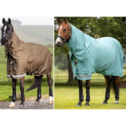 LeMieux Arika Ripstop 50g Lightweight Light Turnout Rug + Hood 600d 4'9'-7'3'