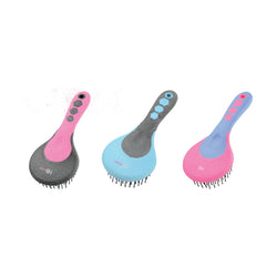 Hy Equestrian Glitter Mane and Tail Brush Round Head Mane and Tail Comb All Colours