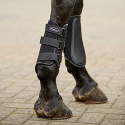 Whitaker Bradford Neoprene Protective Brushing Boots Pair Black Small/Med/Large