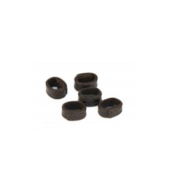 EcoRider Leather Keepers Spare Bridle Parts 1/2' or 5/8'  Black/Brown EcoLeather