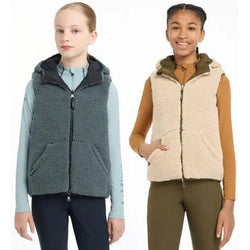 LeMieux Young Rider Eloise Reversible Winter Gilet Kids Teens Girls Riding 7-14