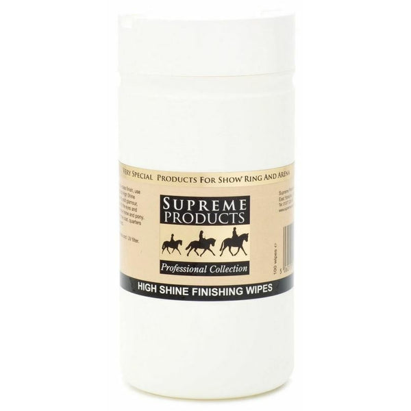 Supreme Products High Shine Finishing Wipes Professional  Showing Turnout x 100
