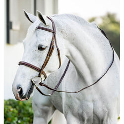 Horseware Pony Hunter Cavesson Bridle With Fancy Stitch Raised Padding + Reins