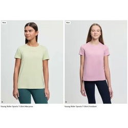 LeMieux Young Rider Sports T-Shirt Relaxed Fit Teens Kids Wicking Top Age 7-14
