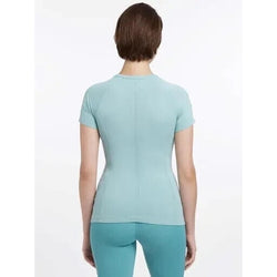 LeMieux Britney Seamless Short Sleeve Layer Technical Wicking Stretch Shirt Top