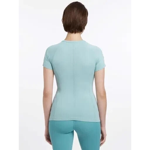 LeMieux Britney Seamless Short Sleeve Layer Technical Wicking Stretch Shirt Top