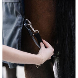 Horseware Elasticated Leg Straps High Quality Horse Rug Hardwear Pair Black